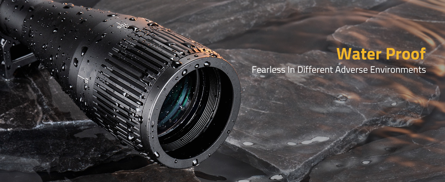 water proof - CVLIFE JackalHowl 6-18x50 AO Rifle Scope for Hunting