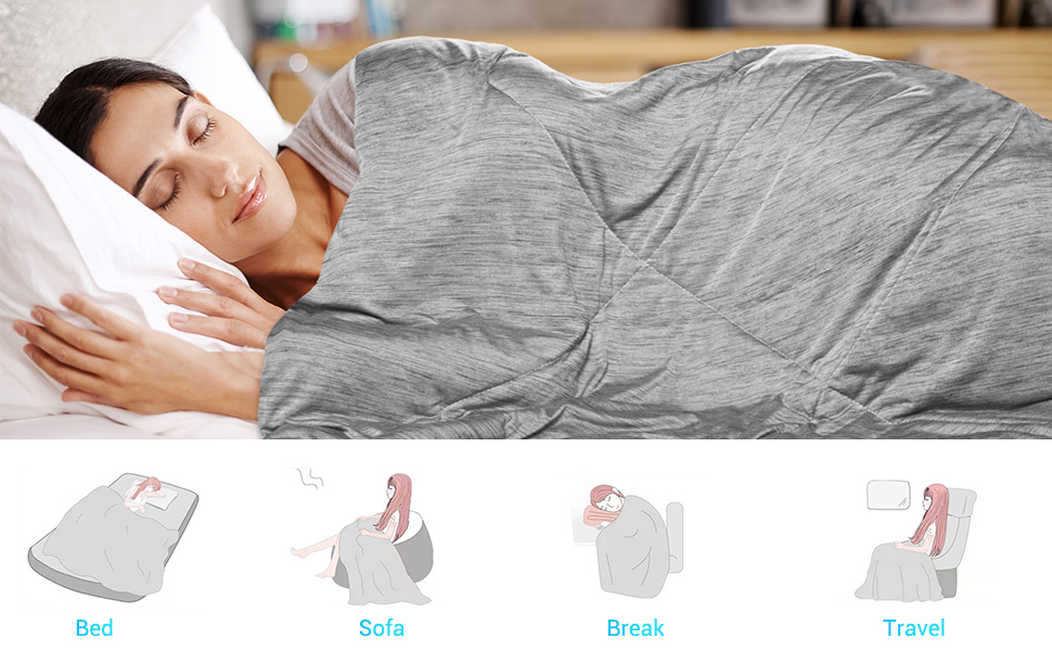 Avolare Cooling Comforter Queen, Double Sided Summer Comforter with QMax>0.4 Arc