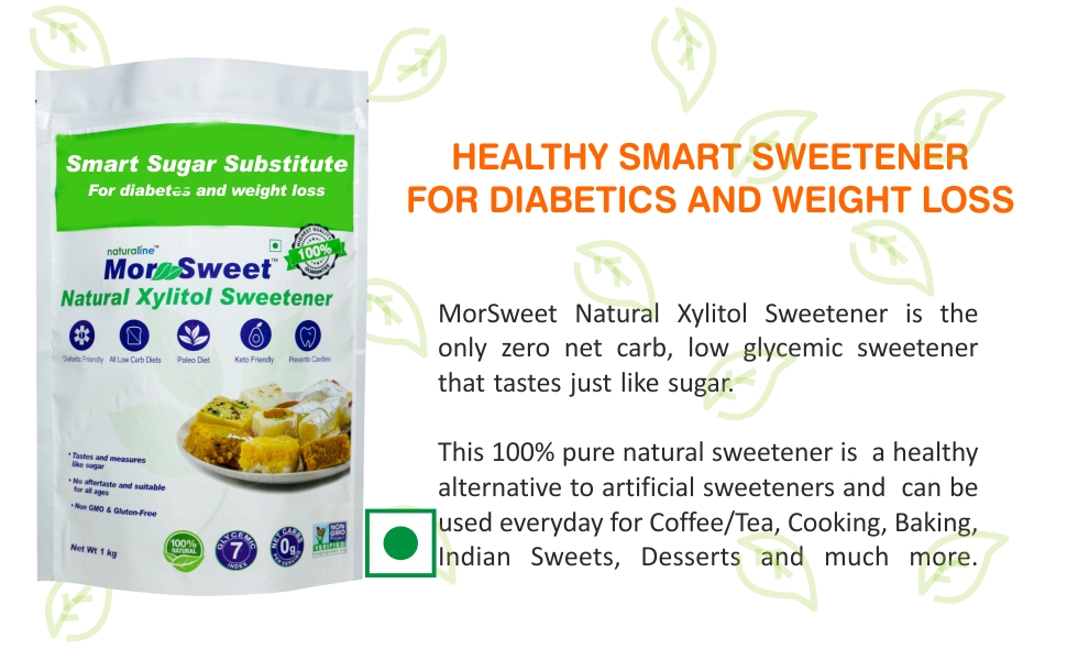 MorSweet Natural Xylitol Sugarfree Sweetener Diabetic friendly sugar
