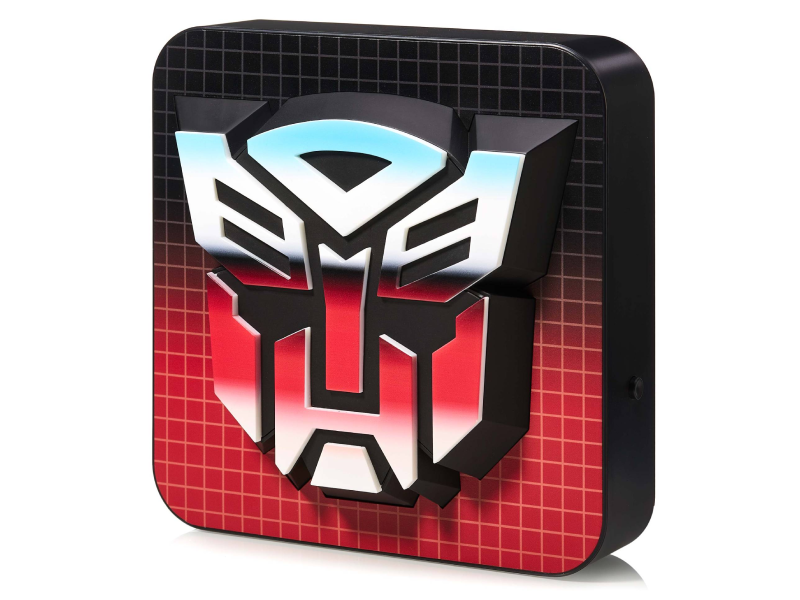 Numskull Official Transformers 3D Logo Desk Lamp Wall Light for Bedroom