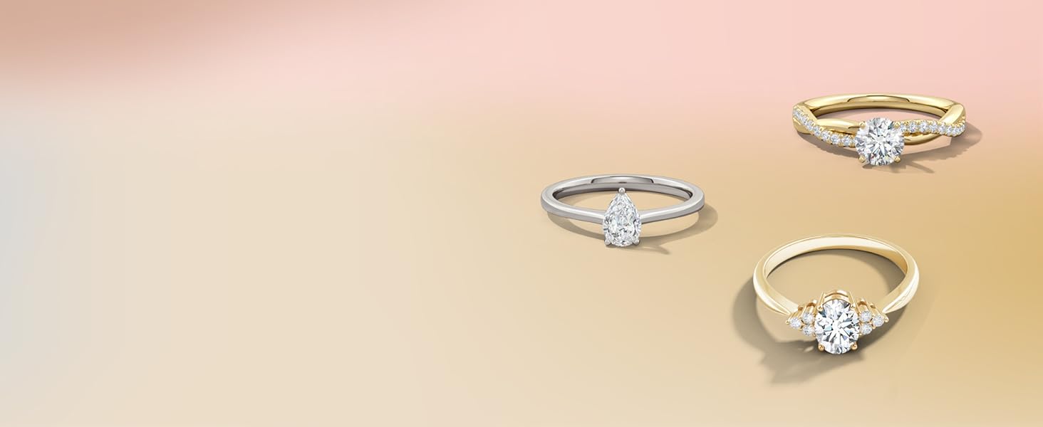 Lab-Grown Solitaire Rings