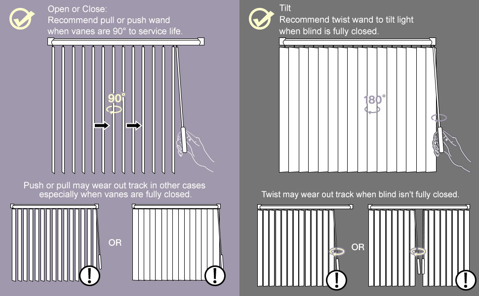 Graywind Fabric Vertical Blinds Custom Size Blackout