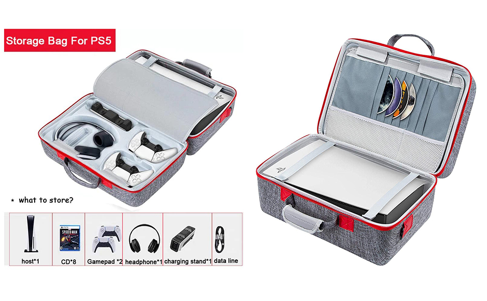 PS5 Carrying Case Bag for PS5 Console