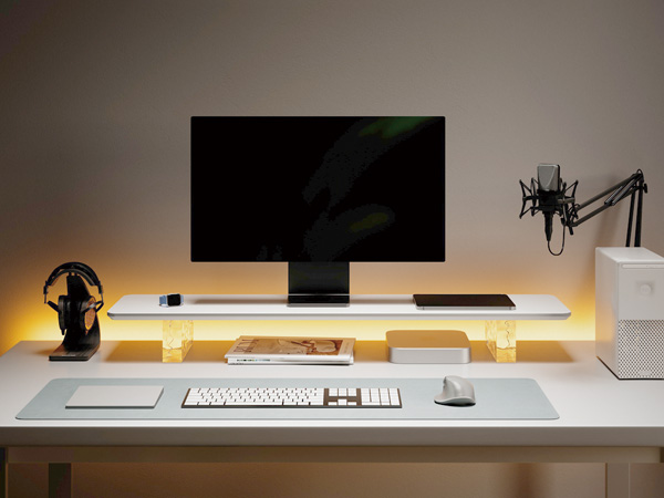 Amazon.co.jp: Fenge モニター台 卓上 モニタースタンド 机上台 テープ