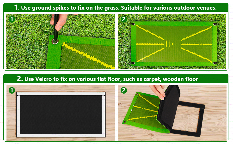 Golf Training Mat for Swing Detection Path Feedback Golf Practice Mat Advanced