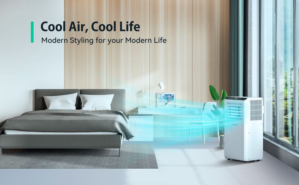 VAGKRI Portable Air Conditioners 8000 BTU 3in1 AC Unit