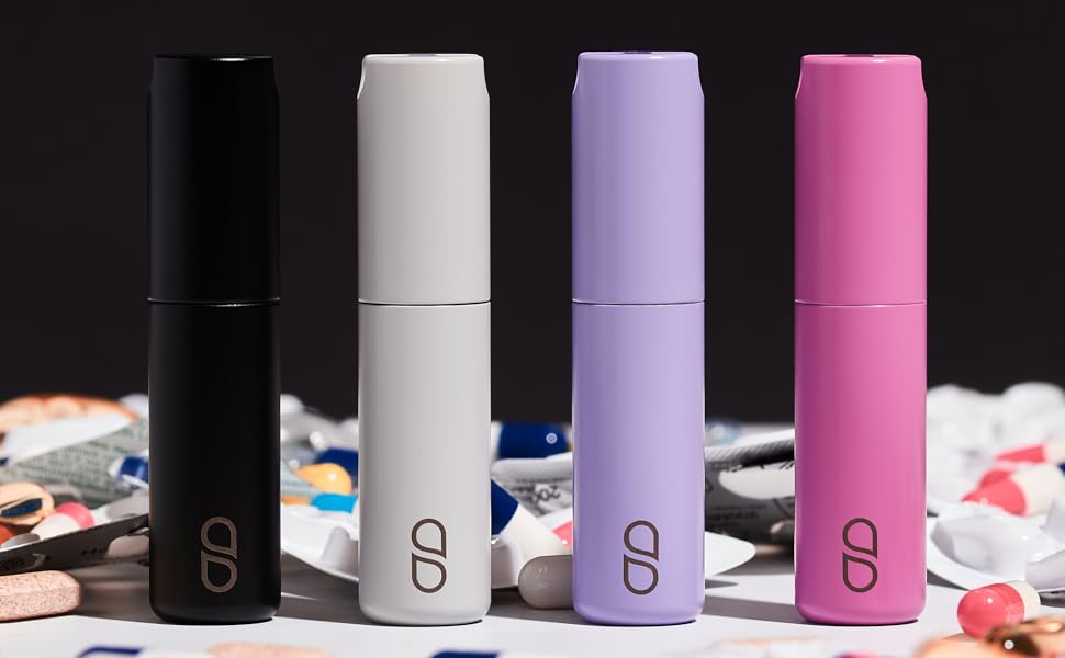 Tabuu Premium Stylish Portable Pill Case, Waterproof Daily Pill Box