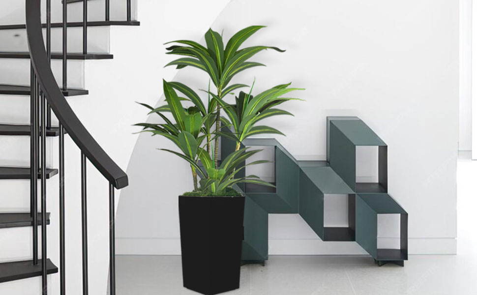indoor fakeplant tree in pot