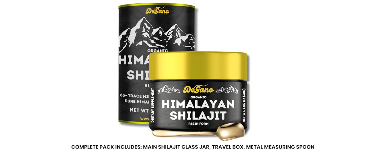 Himalayan Shilajit Resin Highest Potency, Better Taste Shilajit Pure Himalayan