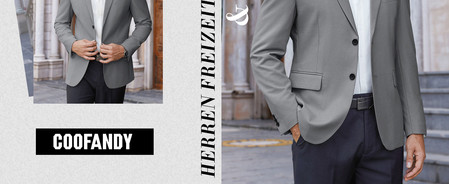 blazer herren sportlich sakkos slim fit