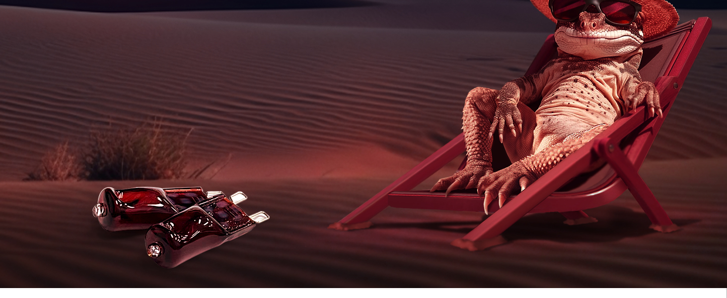 red heat lamp for reptiles