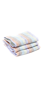organic cotton dish cloth, dish cloth set, kitchen dish cloth