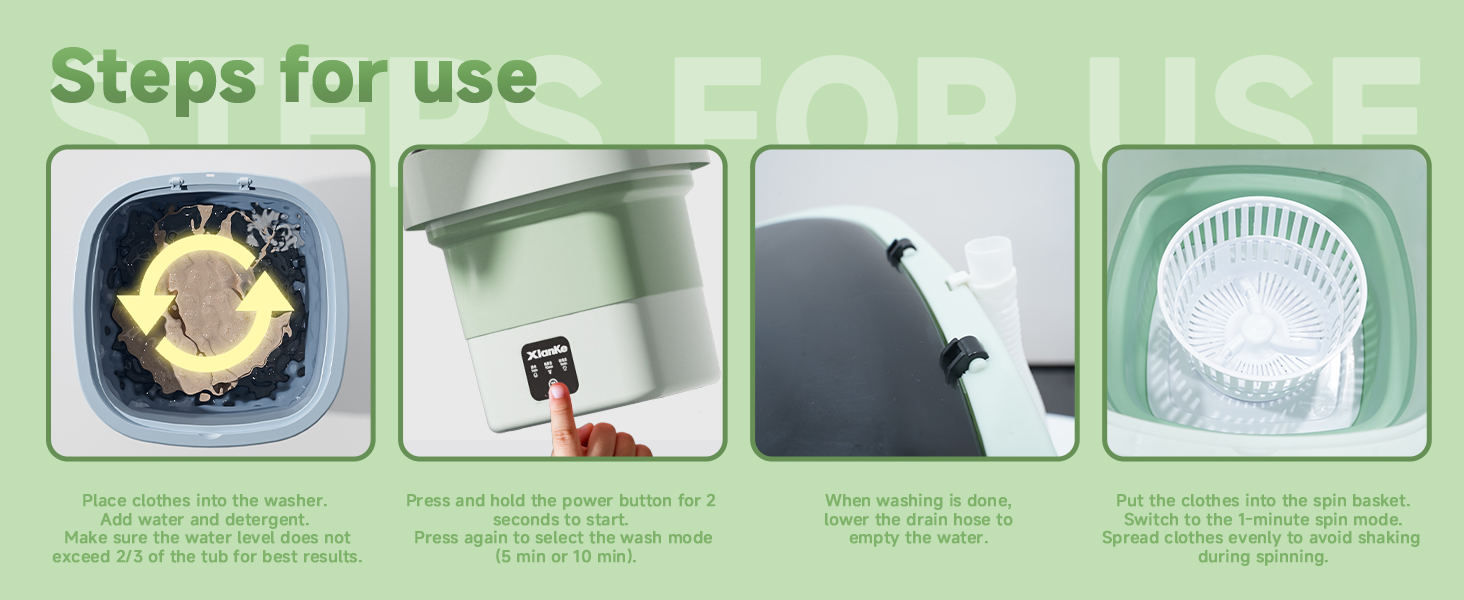 mini lavadora portatil