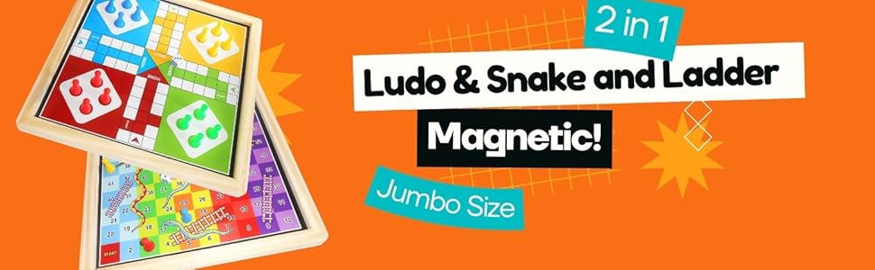 Ludo &amp;amp;amp; Snake and Ladder Wooden