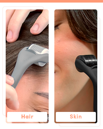 AITHER Derma Roller for face scalp beard dermaroller at home device machine kit 