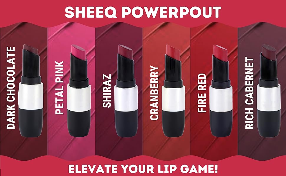 Sheeq Beauty, beauty, lip gloss, lipstick, facewash, matte, smooth, eyeliner, kajal, mascara, Glossy