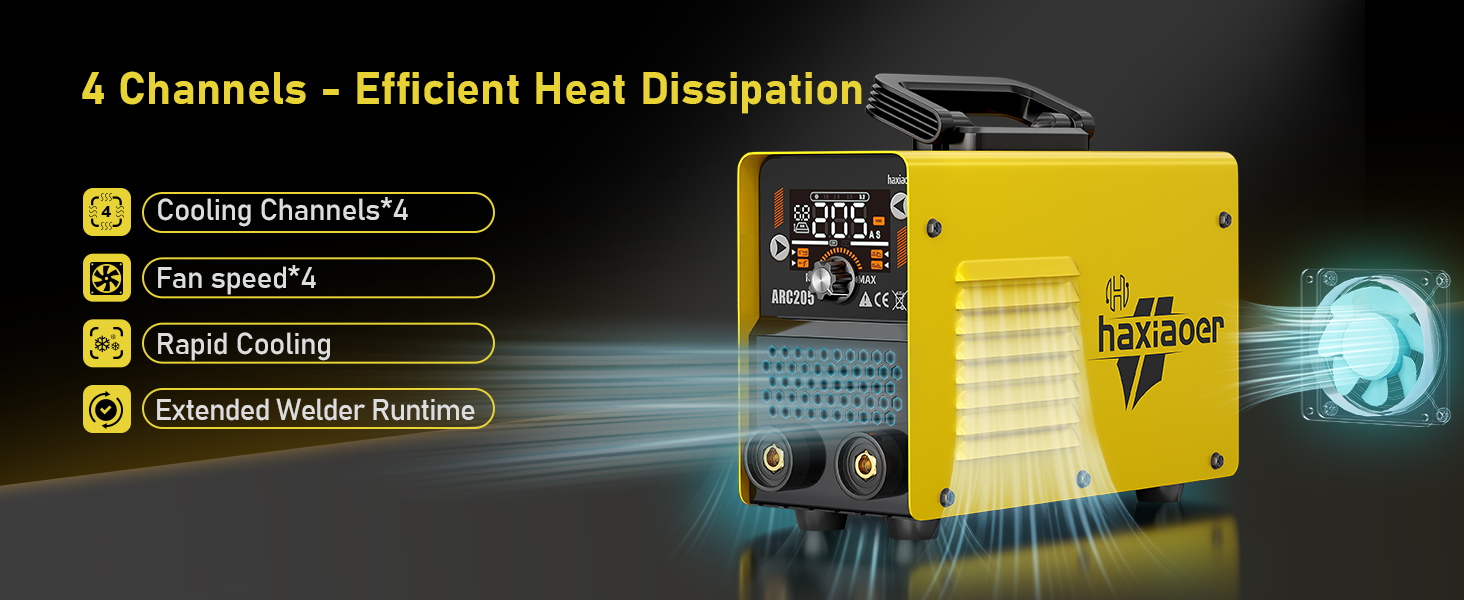4 Channels -Efficient Heat Dissipation