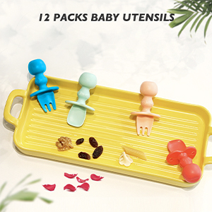 baby forks and spoons for self feeding baby spoons and forks baby self feeding spoon