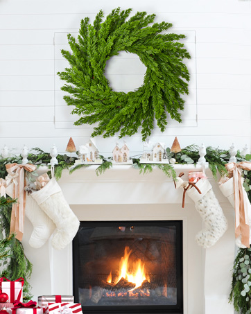 Christmas Norfolk Pine Wreath