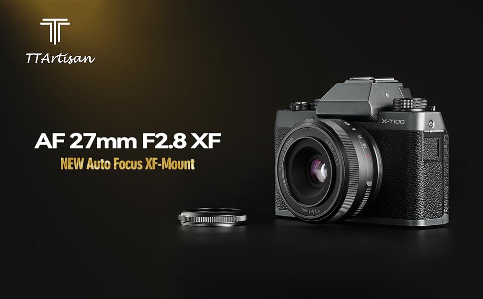 FUJIFILM XM5 本体 + ttartisan27mmf2.8 fuji TTArtisan AF 27mm F2.8 XF, pierwszy obiektyw firmy TTArtisan