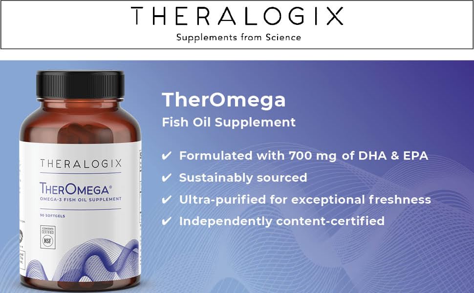 TherOmega fish oil supplement