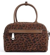 leopard print leather bag