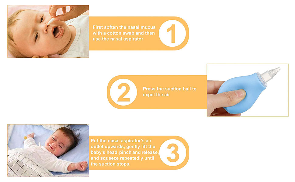 Baby manual nasal aspirator