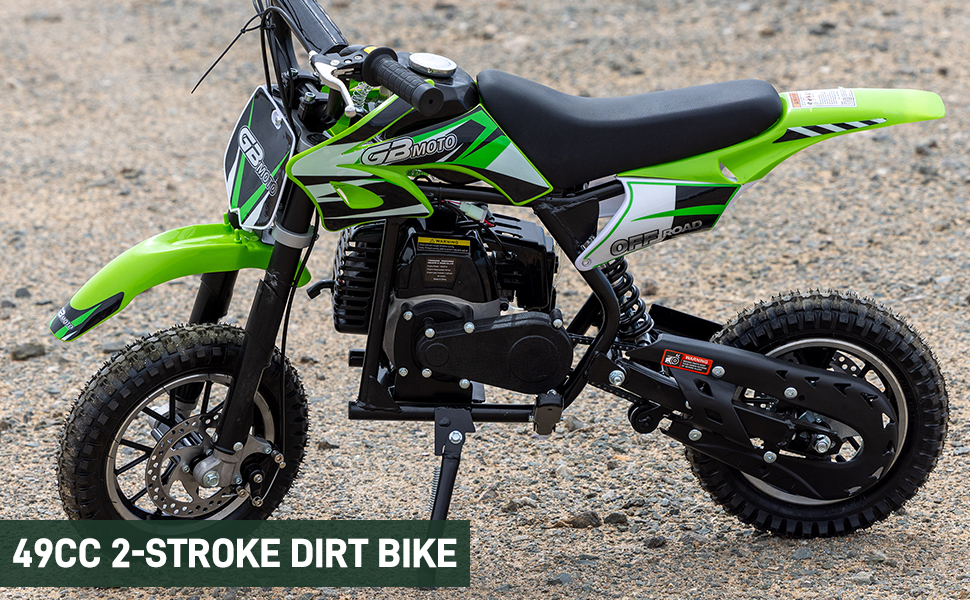 【MINI ND1❣️】 Amazon.com: Mini Kid Dirt Bike, DB001 Model 49 CC 2-Stroke