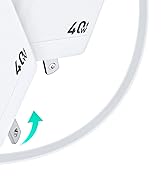 Retractable Phone Charger Wall Plug with Dual USB Ports and USB-C Cable, 40W Travel Charger, Fast...