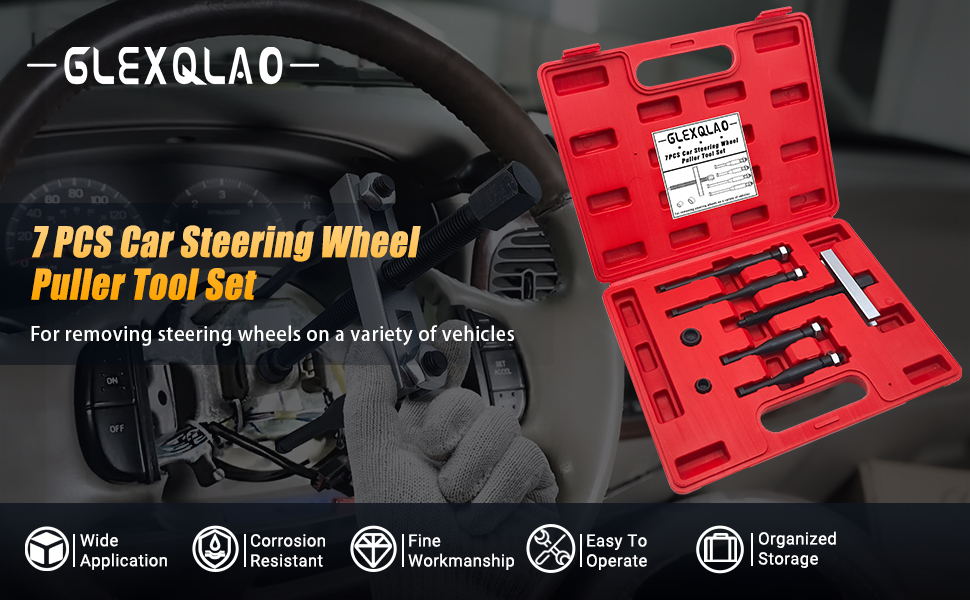 Car Steering Wheel Puller Tool Set