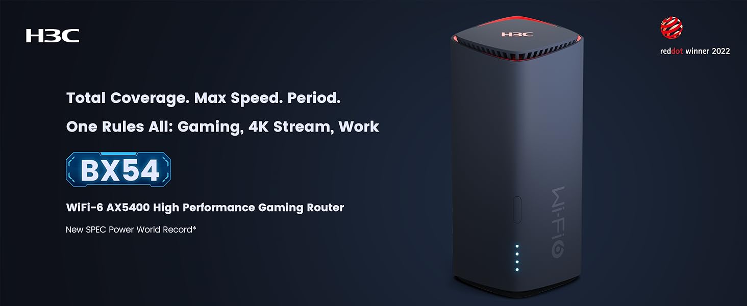H3C AX5400(BX54) WiFi 6 Gaming Router