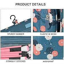 TAGPR Travel Cosmetic Toiletry Bag for Men Women 11 100 Blue