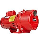 Red Lion RL-SPRK150 115/230 Volt, 1.5 HP, 71 GPM Cast Iron Sprinkler/Irrigation Pump with Thermop...