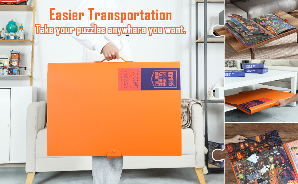 HXMARS Puzzle Storage Folder for 1000Pieces Large Capacity Jigsaw