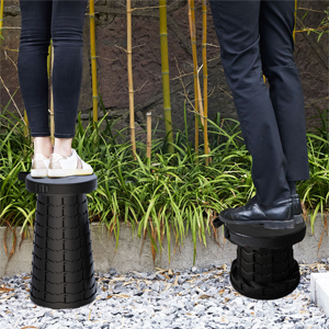 Portable Collapsible Telescopic Stool Foldable Retractable Camping Stool Hiking Fishing Activities
