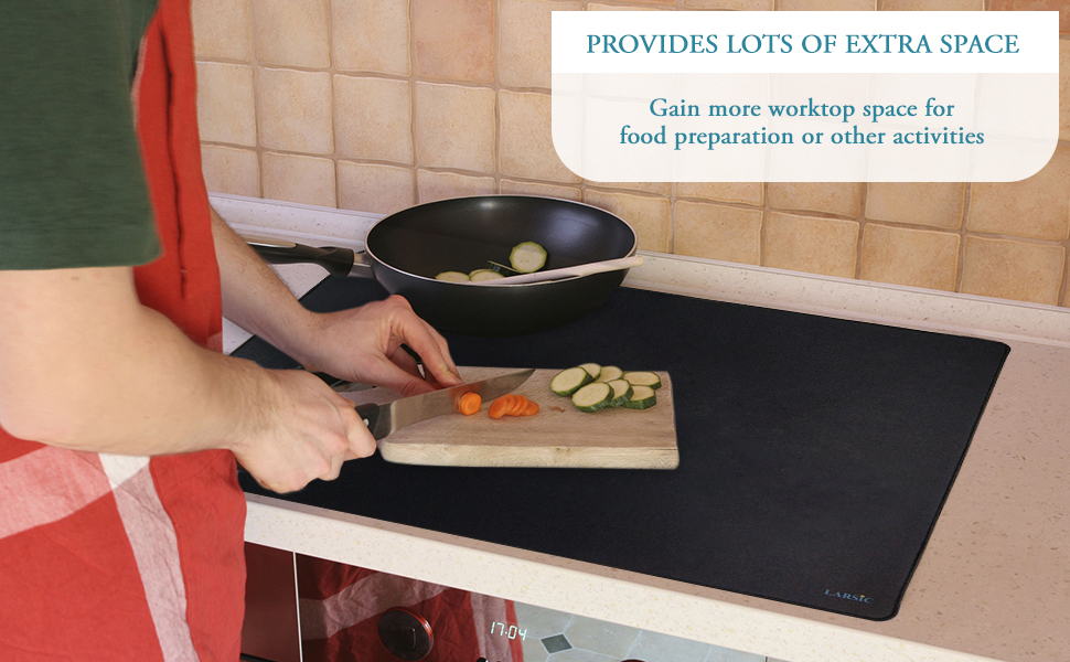 Larsic Hob Foldable Cover Protector for Induction Ceramic Electric