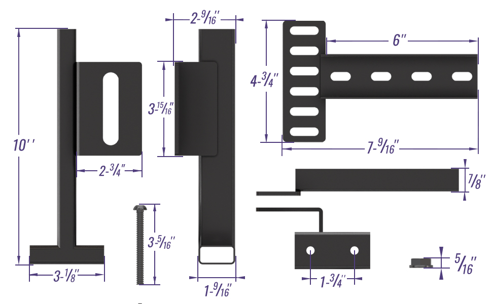 adjustable bed headboard brackets