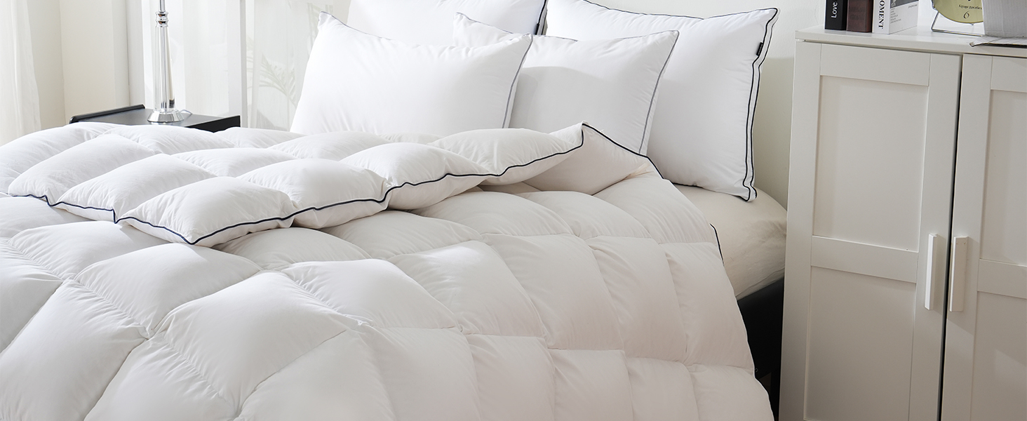 Luxury Hypoallergenic Down Comforter for All Season Use
| Smooth Touch Luxury Hypoallergenic Duvet (King Size)
| 80 0b39adb2 3bb5 4e27 B88d 352c3ed1c7dc. CR0,0,1464,600 PT0 SX1464 V1