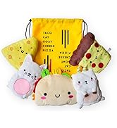 Taco Cat Goat Cheese Pizza Plush Mittens Set - Wear While Playing for Ultimate Comfort for Kids, ...
