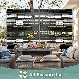 metal privacy screen