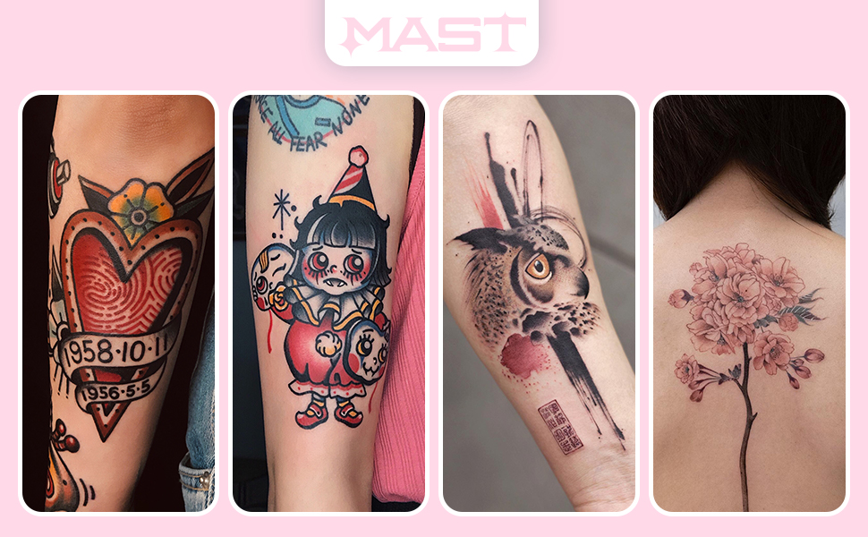 MAST　Wireless　tattoo machine set　刺青 Mast Tattoo Machine Kit Flip Wireless Tattoo Pen Rotary