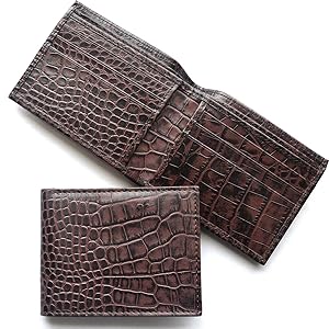 accalia mens slim wallet fashion statement genuine leather