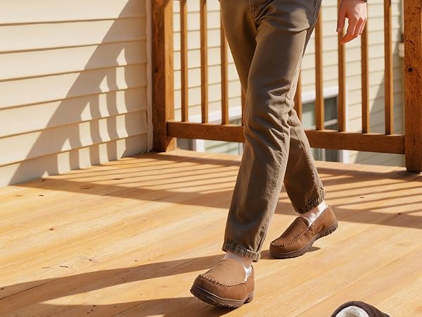 mens warm winter slippers