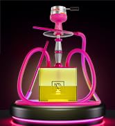 Amazon.com: Black Hookah Set with Everything – Hookah Set 2