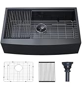 飯 24CM Amazon.com: UFaucet 32 Inch Nano Black Undermount Kitchen