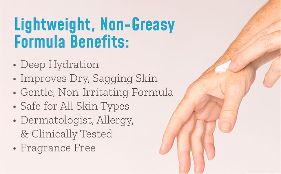 Benefits of our lightweight, non-greasy formula