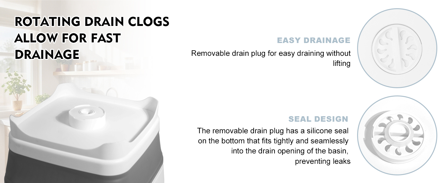 Effortless Drain Plug For Mess-Free Cleaning