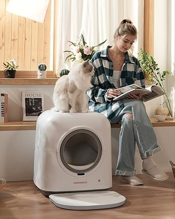 MeoWant Self Cleaning Cat Litter Tray