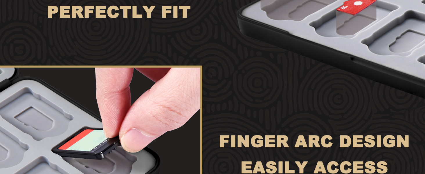 PALPOW Switch Games Storage Box, Switch Game Card Case Compatible with