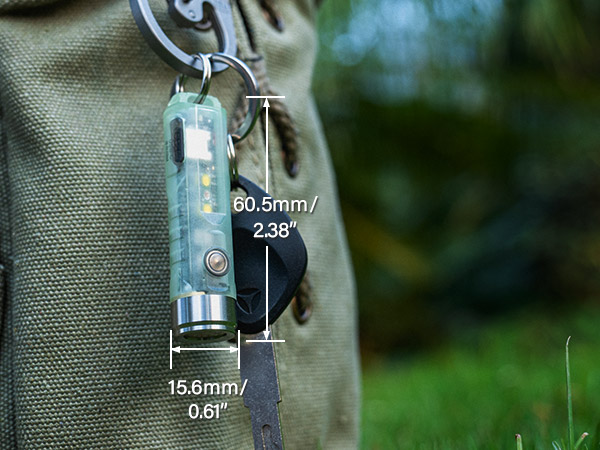 RovyVon A5 G4 Keychain Flashlight 650 Lumens 9 Modes Outdoor